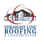 Straight Line Roofing & Construction Logo